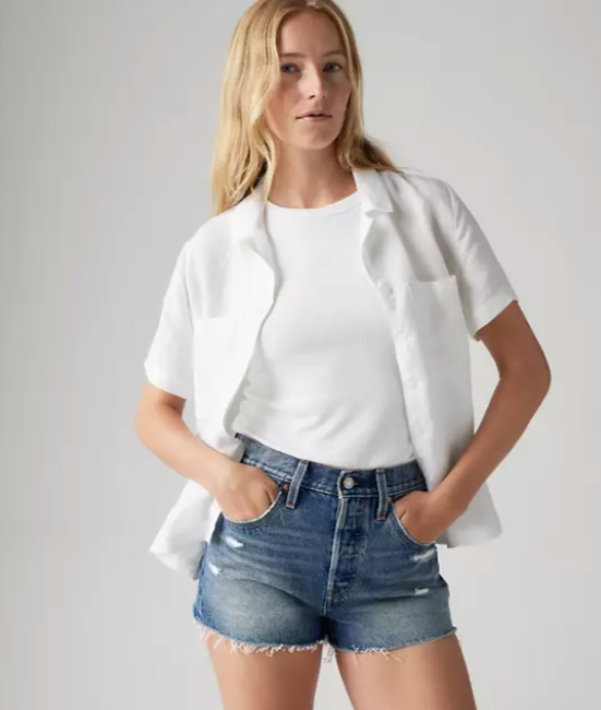 Levi's 501 Original Fit High RIse Short VERIFIED VINTAGE