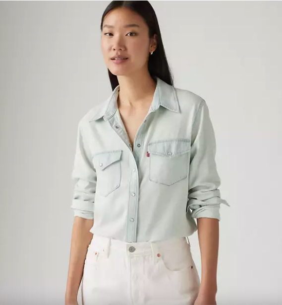 Levi's Iconic Western Denim Shirt PLUNGE POOLE