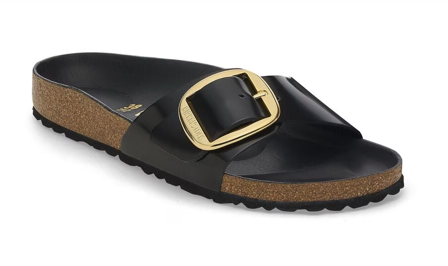 Birkenstock Madrid Big Buckle High Shine BLK