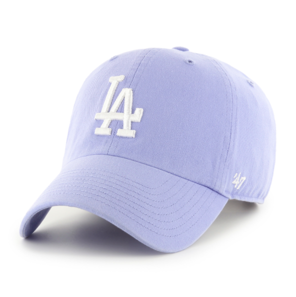 '47 Brand Los Angeles Dodgers Clean Up Cap LAVENDER