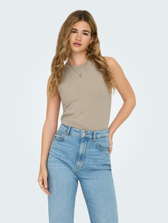 ONLY Elnora Knit S/L Sweater STRING