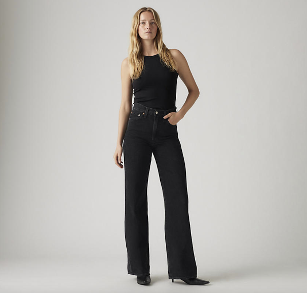 Levi's Ribcage Wide Leg Jeans ROSIE POSIE