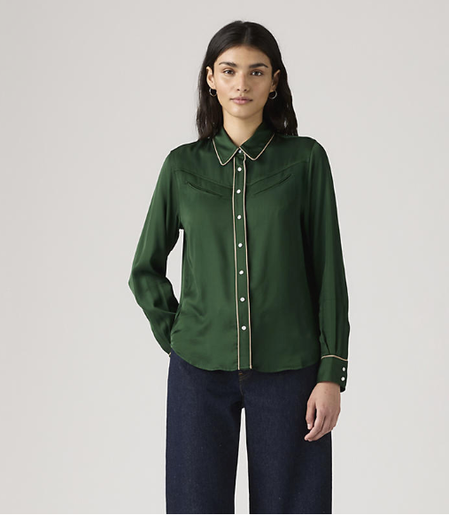 Levi's Bradie Archival Western Shirt GRN