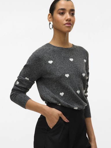 Vero Moda Doffy Intarsia Pullover Sweater