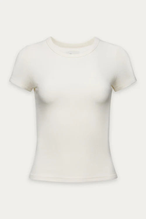 Kuwalla Plush Rib Tee WHT