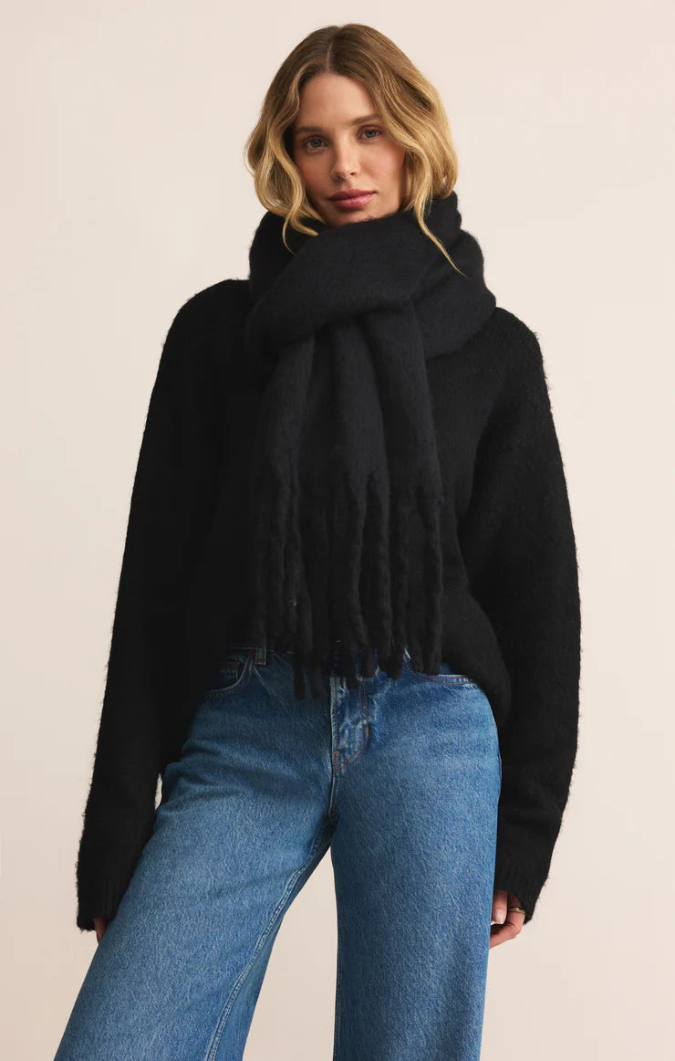 Z Supply Show Me The Way Scarf BLK