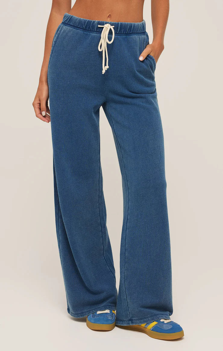 Z Supply Hunter Knit Denim Pant VINT INDI