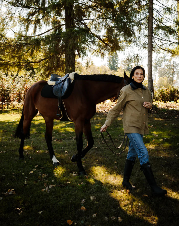 Brunette The Label Barn Coat KHKI