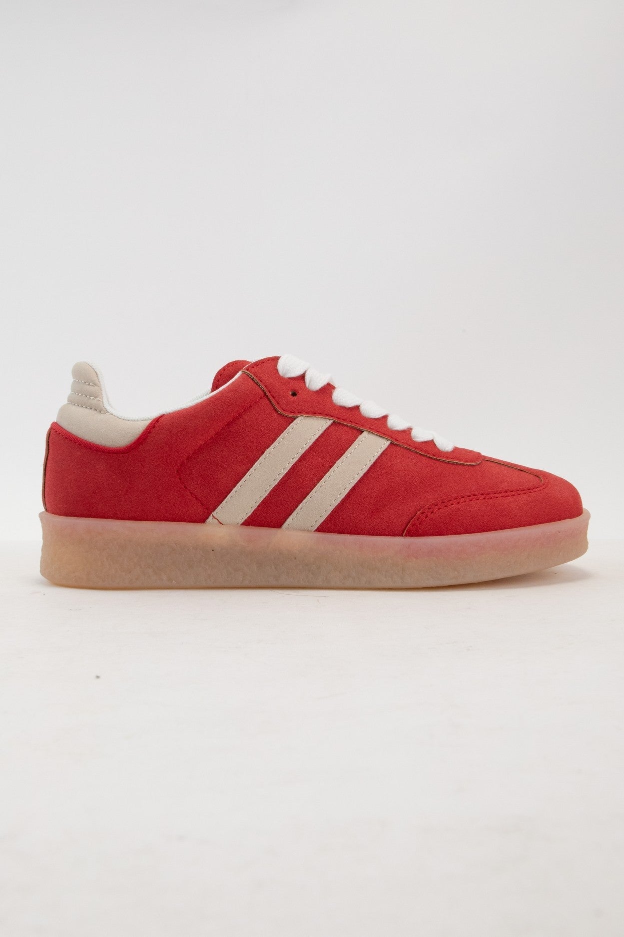 Jenny Joans Adi Double Stripe Sneaker RED