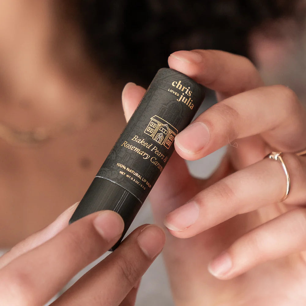Poppy & Pout Chris Love Julia Baked Pears & Rosemary Lip Balm
