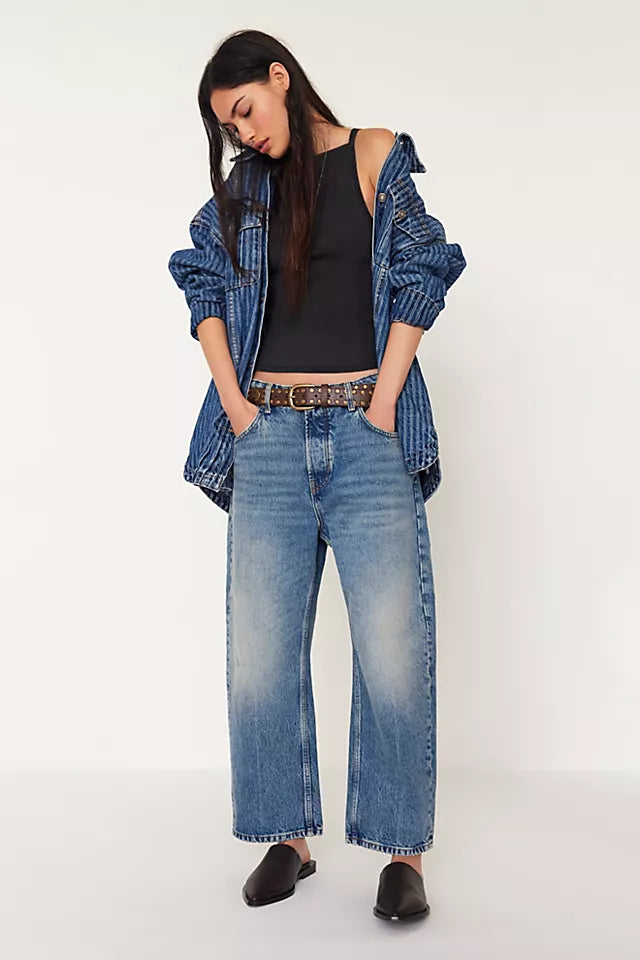 Free People WFT Deep Trance Dropped BF Jean FROM BEYOND