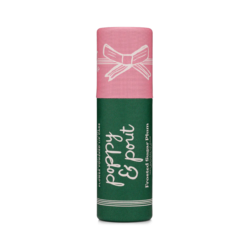 Poppy & Pout Frosted Sugar Plum Lip Balm