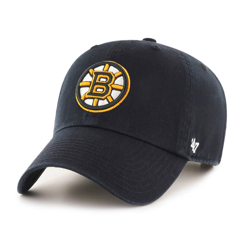 '47 Brand Boston Bruins Clean Up Cap BLK