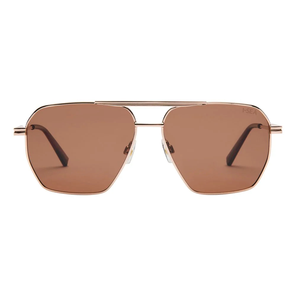 I-Sea Piper Sunglasses GLD/BRN