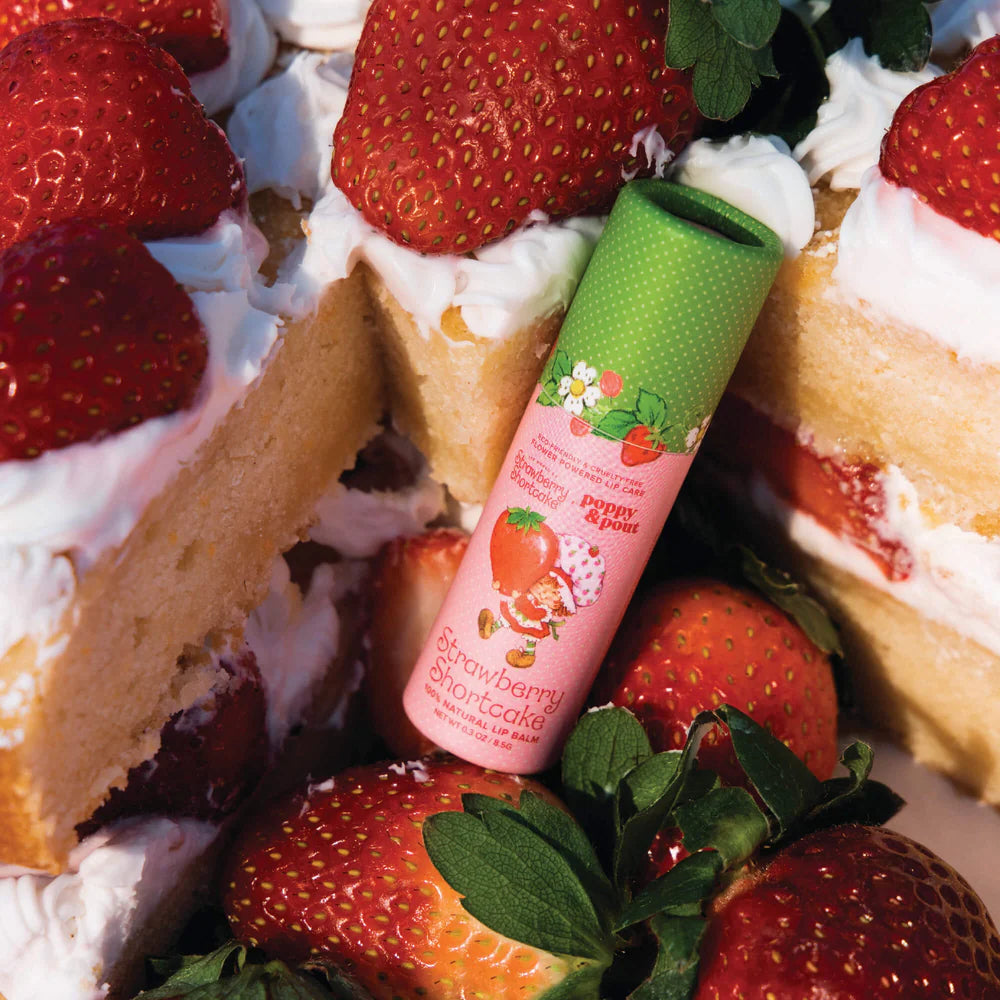 Poppy & Pout Strawberry Shortcake Lip Balm