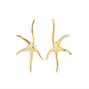 Pilgrim Prism Starfish Studs GLD
