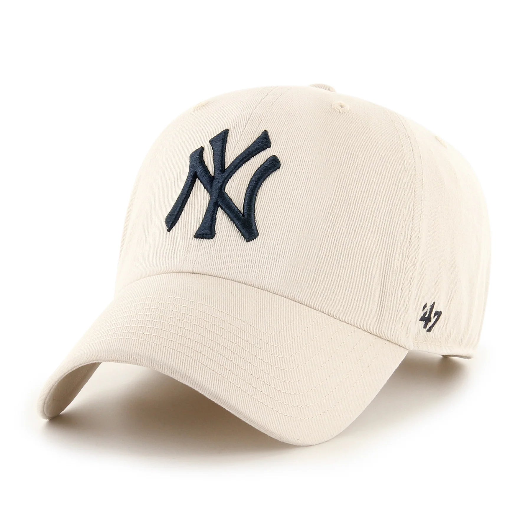 '47 Brand New York Clean Up Cap BONE/BLK