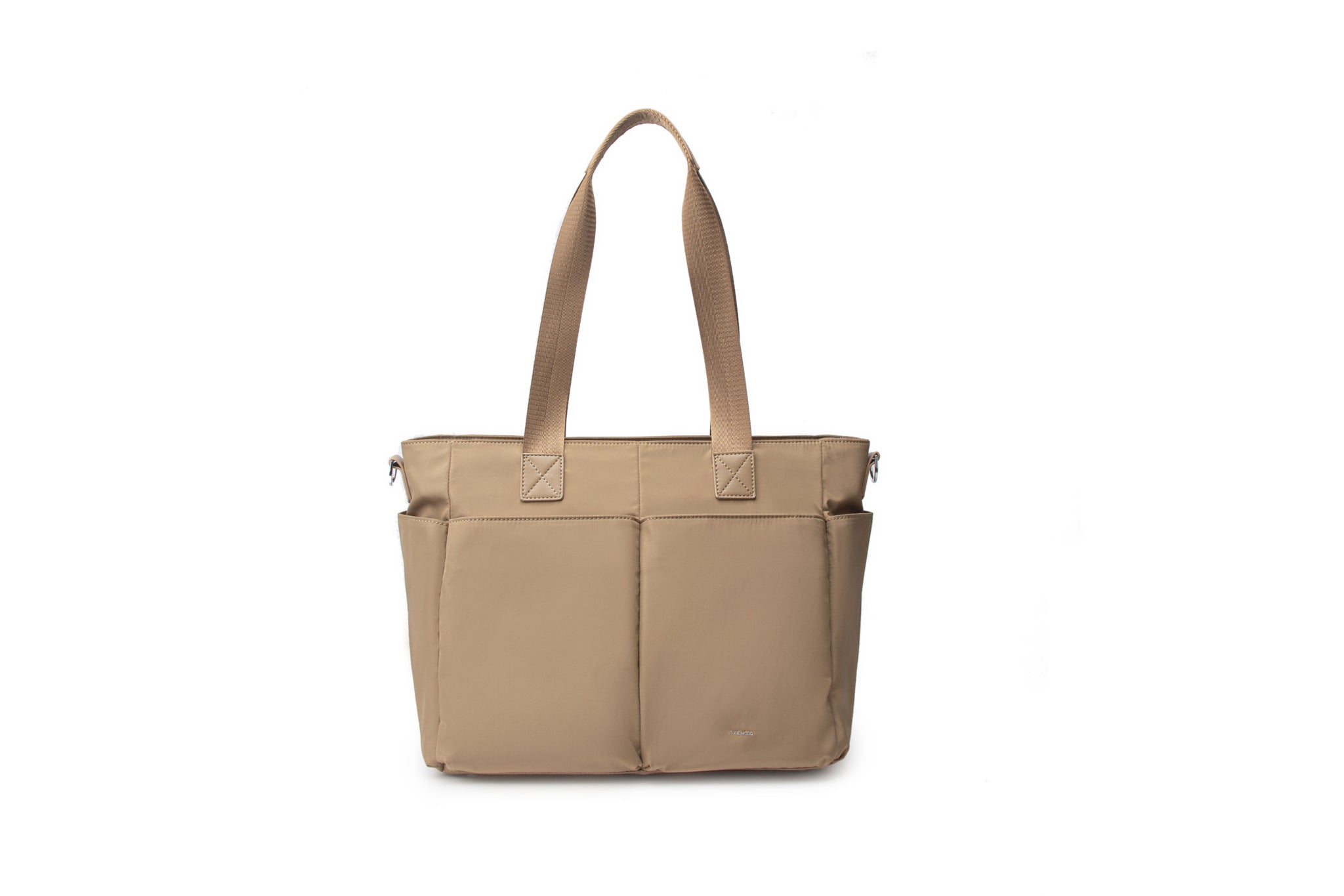 Pixie Mood Olivia Nylon Tote Bag  LATTE