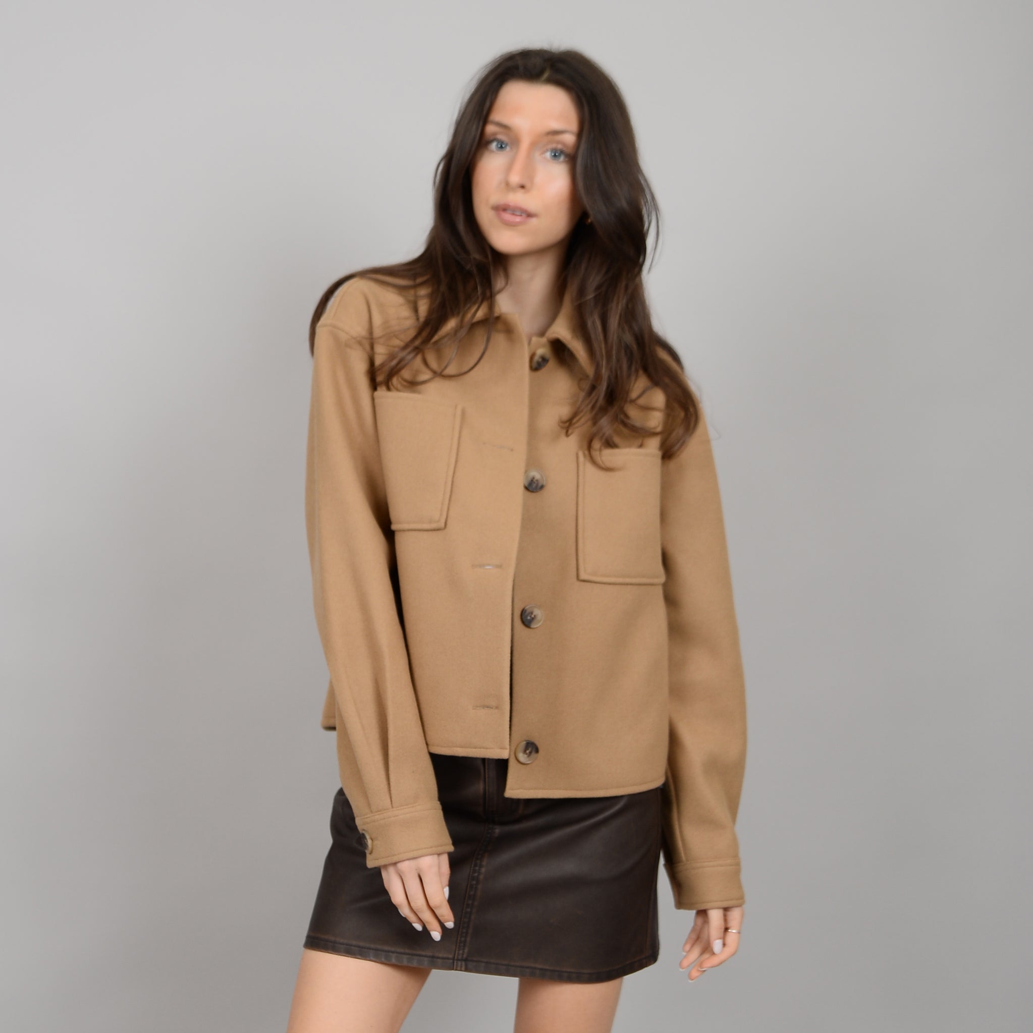 RD Style Kelcie Short Jacket CAMEL