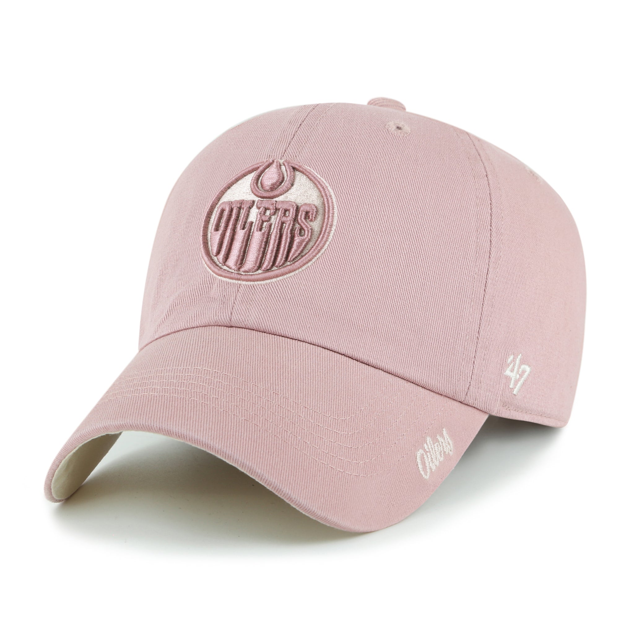 '47 Brand Oilers Cheer Clean Up Cap DUSTY ROSE