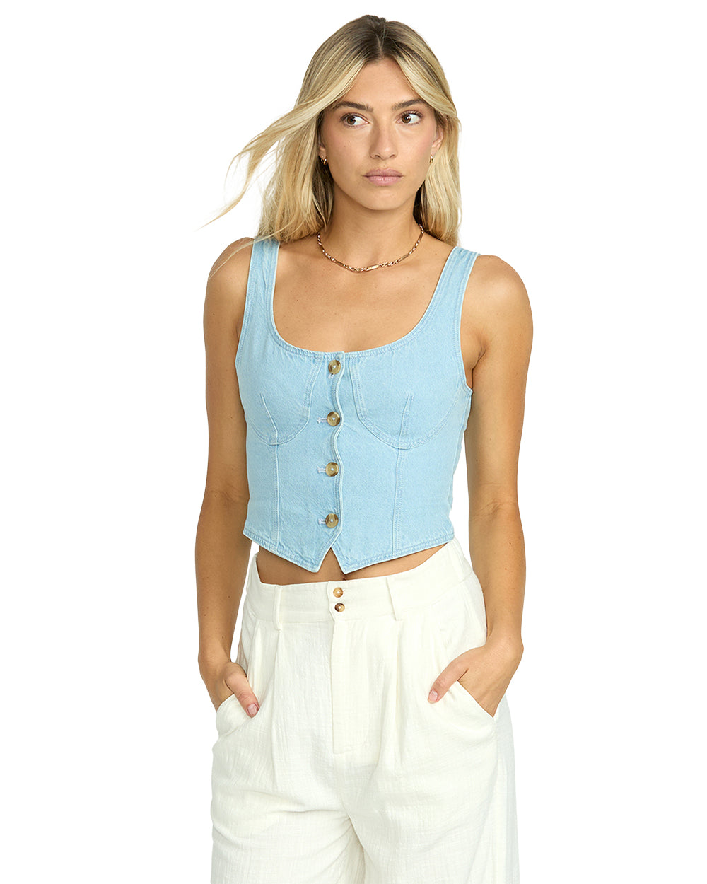Billabong Sunwashed Corset Vest BSA