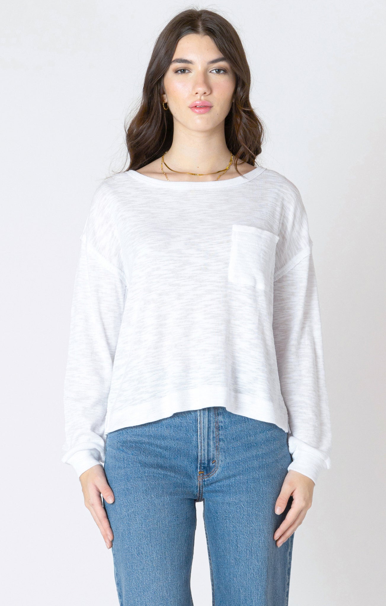 Dex Crew Neck Sweatshirt WHT