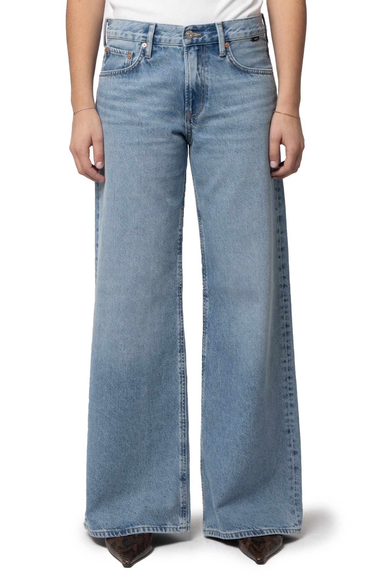 Mavi Jeans Sandy Extra Wide Leg Jeans CLASSIC RINSE