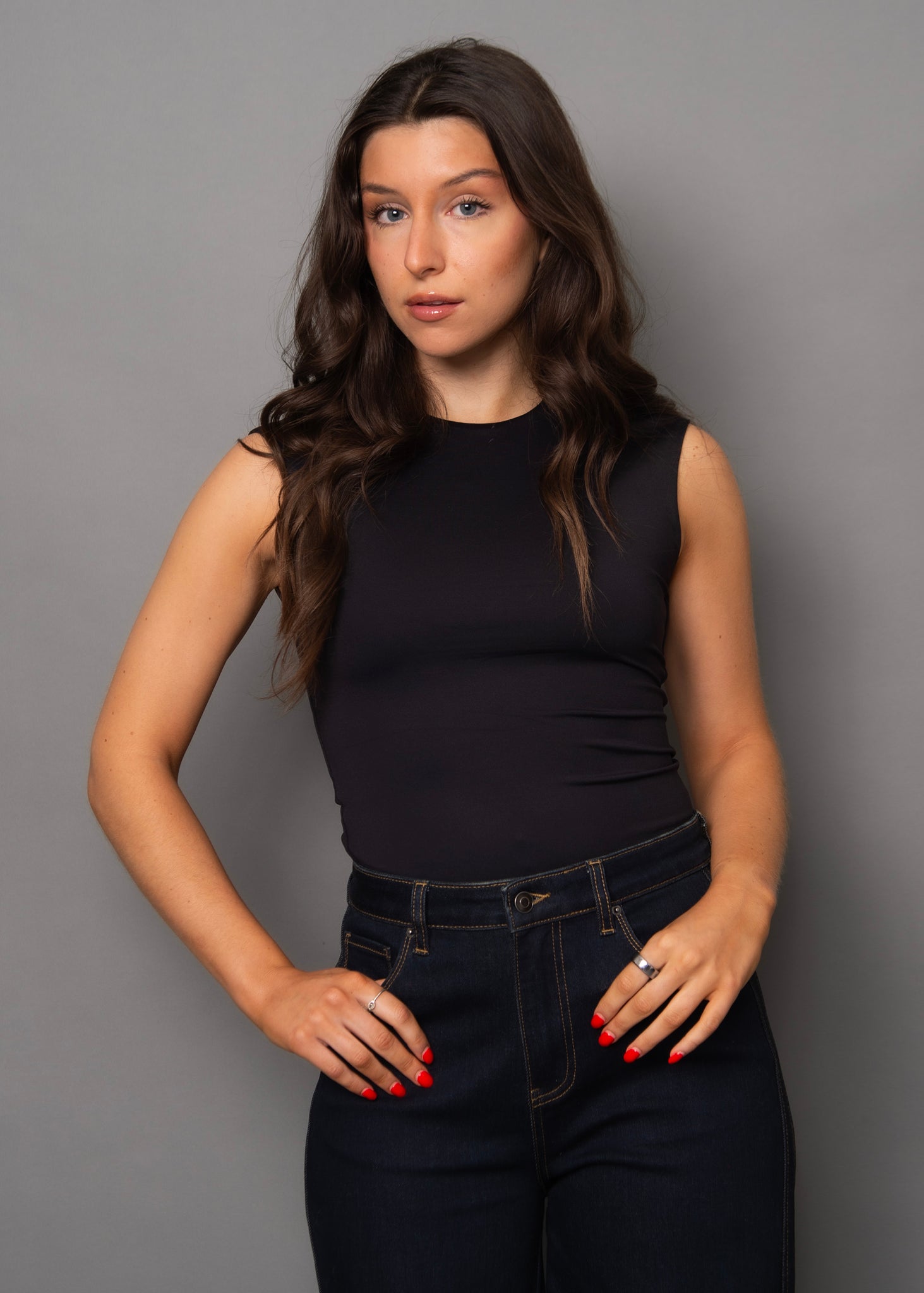 RD Style Roxi Tank Top BLK