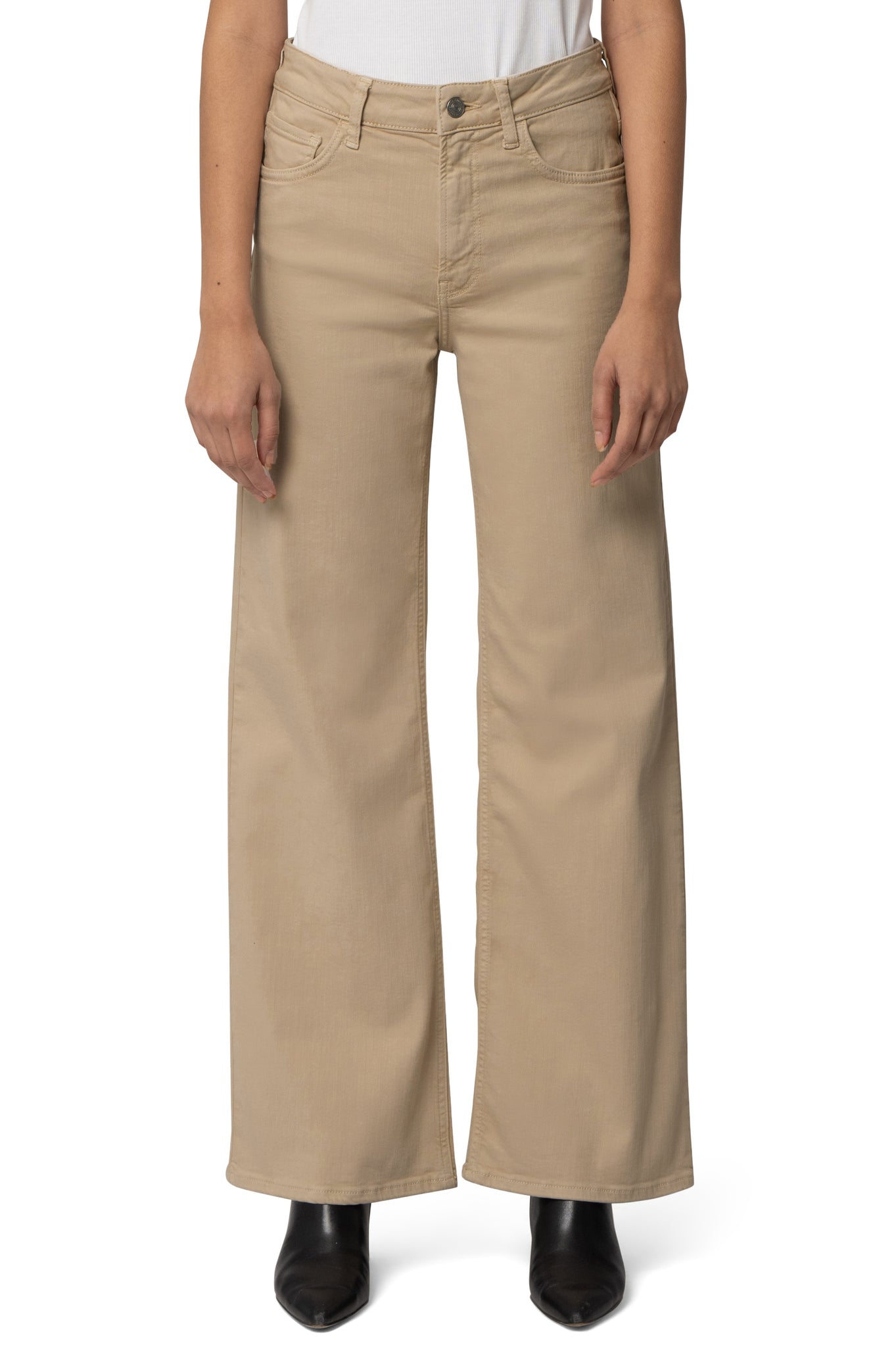 Mavi Jeans Alena Wide Leg Denim Pant FRENCH BEIGE