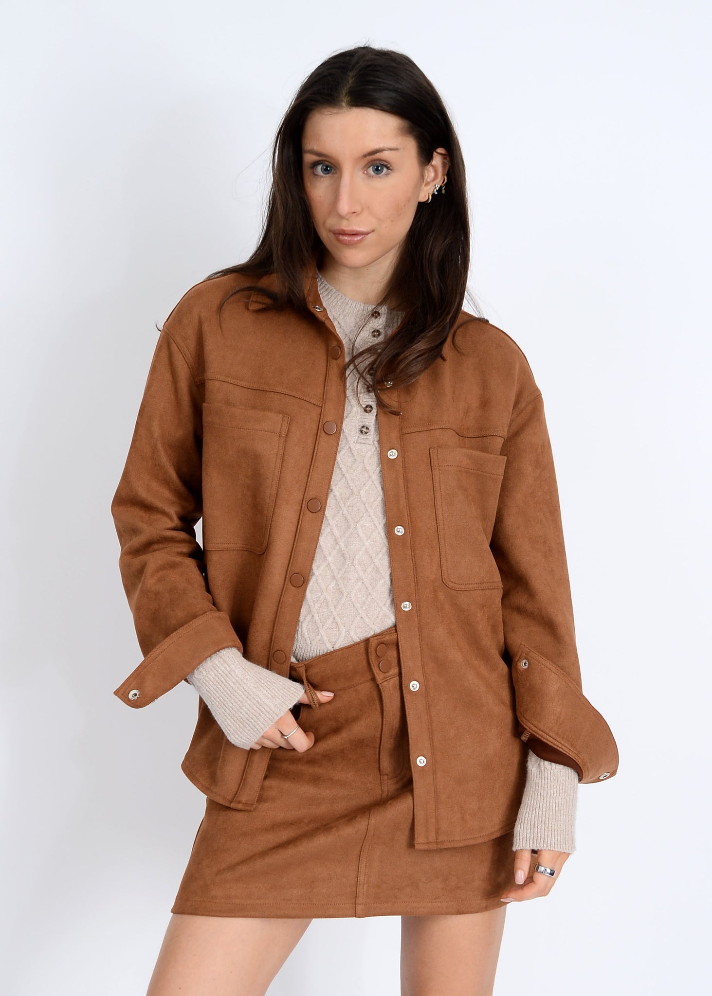 RD Style Missy Suede Mini Skirt COG
