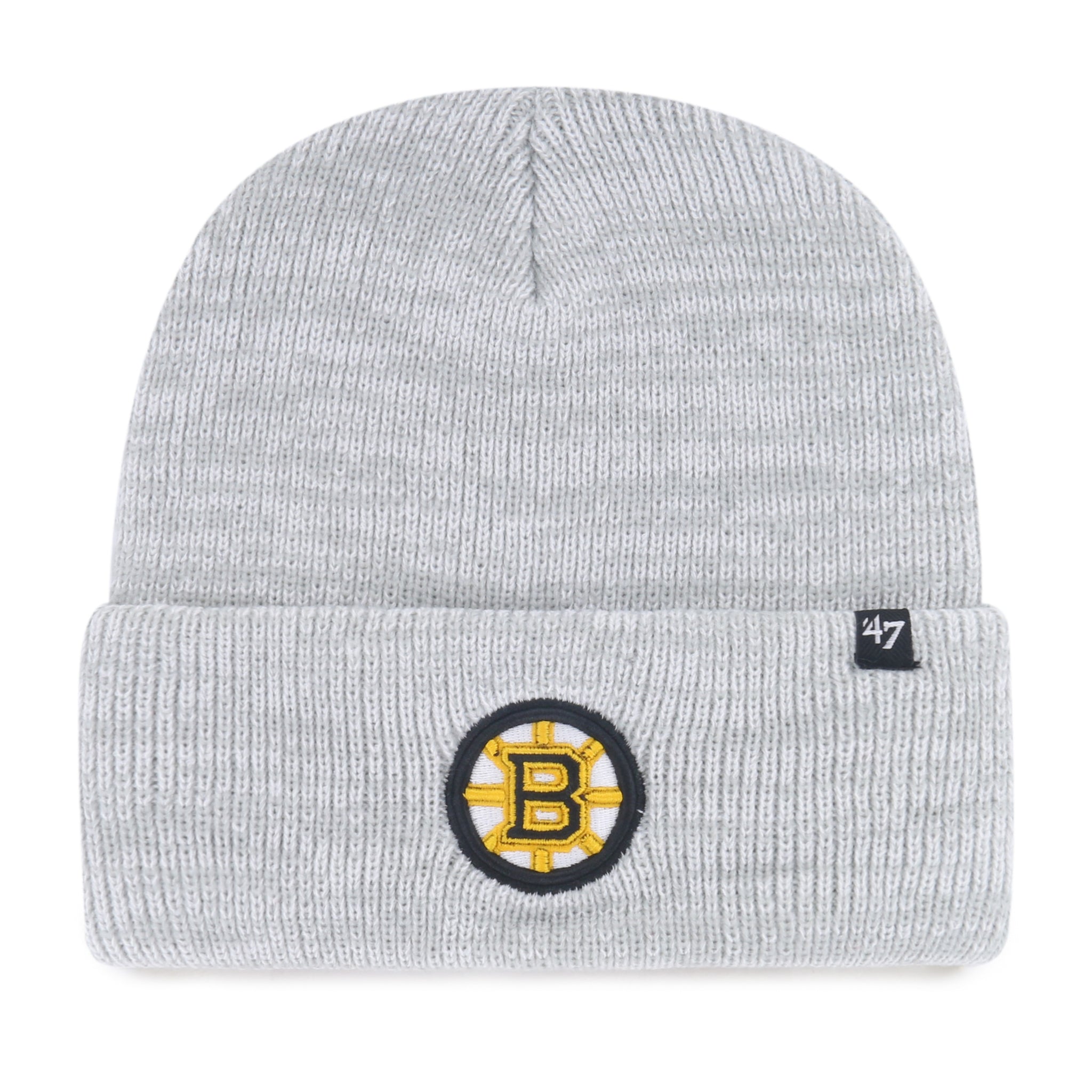 '47 Brand Bruins Brain Freeze Cuff Knit Beanie GRY