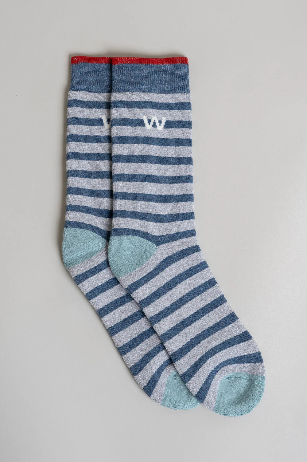 Wanakome Cozy Stripe Socks NAVY