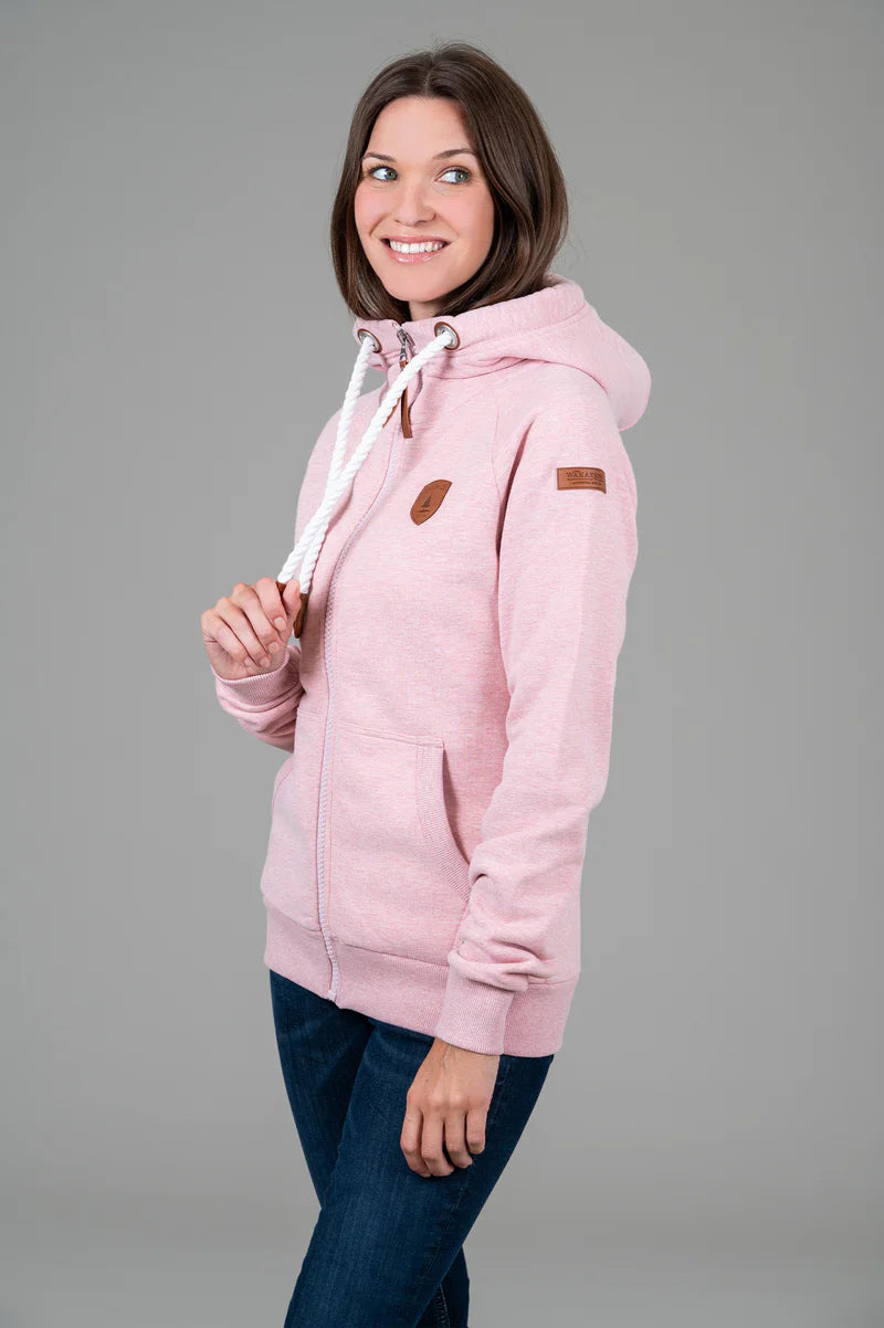 Wanakome Hera Full Zip Hoodie HEATH PNK