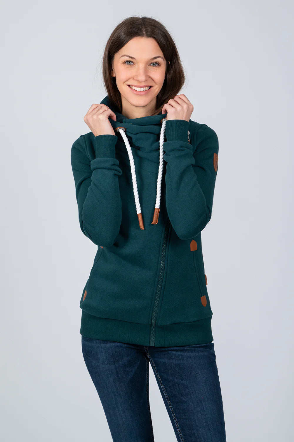Wanakome Hestia Zip Up Sweatshirt PINE RIDGE