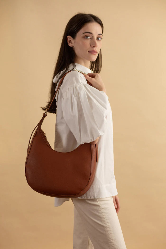 ELA Hobo Bag WALNUT PEBBLE